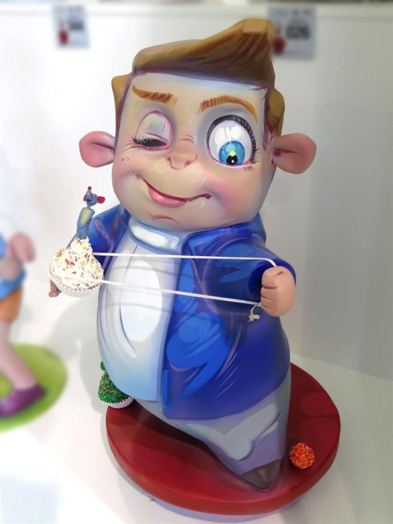 Año 2016, falla Barrio Quint, Pizarro, sección décima Infantil, Artista: José Luis Gómez Mira.