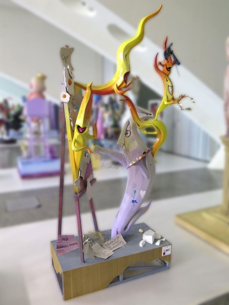 Año 2016, falla Borrull, Turia, Artista: Daniel Jiménez Zafrilla.