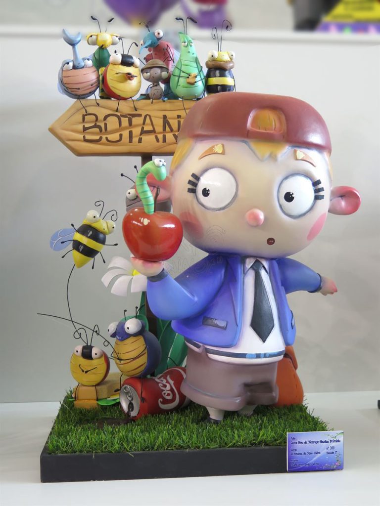 Año 2016, falla Camino Nuevo Picanya, Nicolau Primitiu, sección primera Infantil, Artista: Guillermo Rojas Vera.