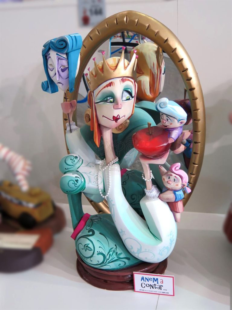 Año 2016, falla Cervantes, Padre Jofre, sección quinta Infantil, Artista: Juan Lluch Martí.