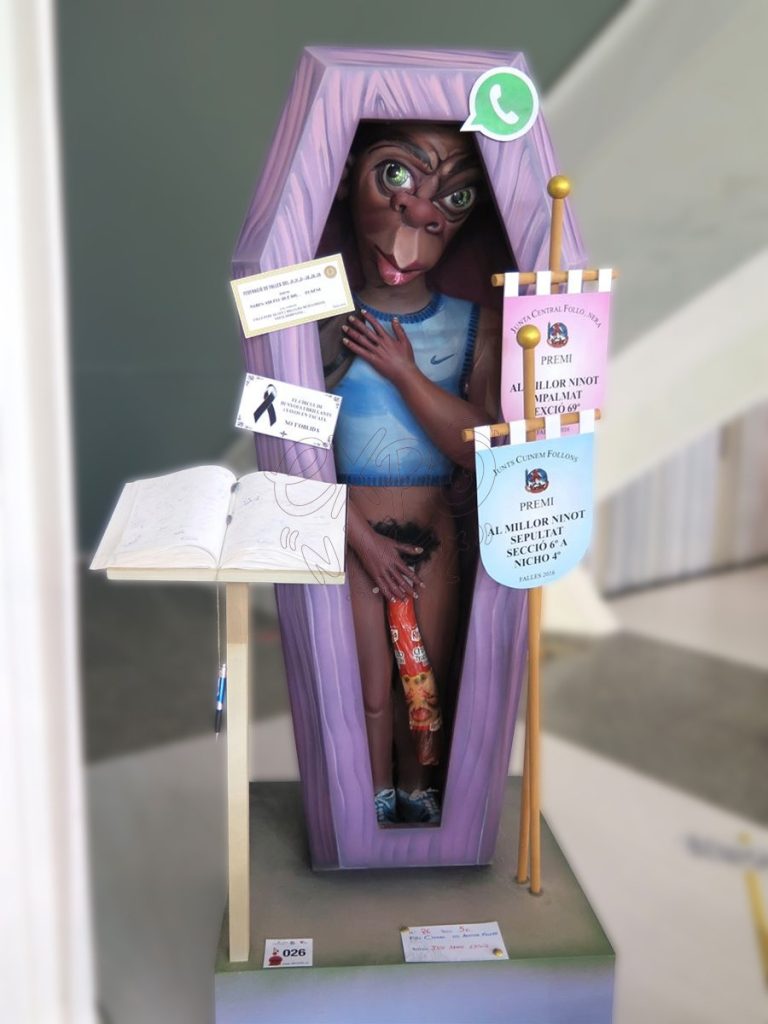 Año 2016, falla Ciudad del Artista Fallero, Artista: José Ramón Espuig Escrivá.