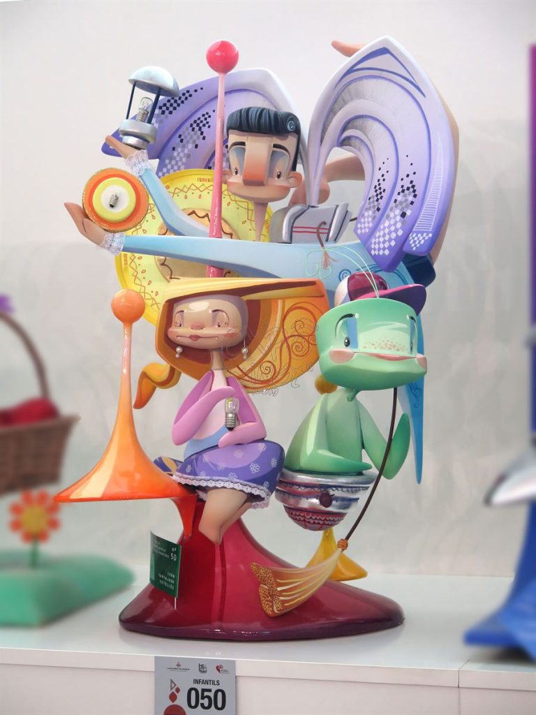 Año 2016, falla Corretgería, Bany dels Pavesos, sección decimosexta Infantil, Artista: Iván Tortajada.