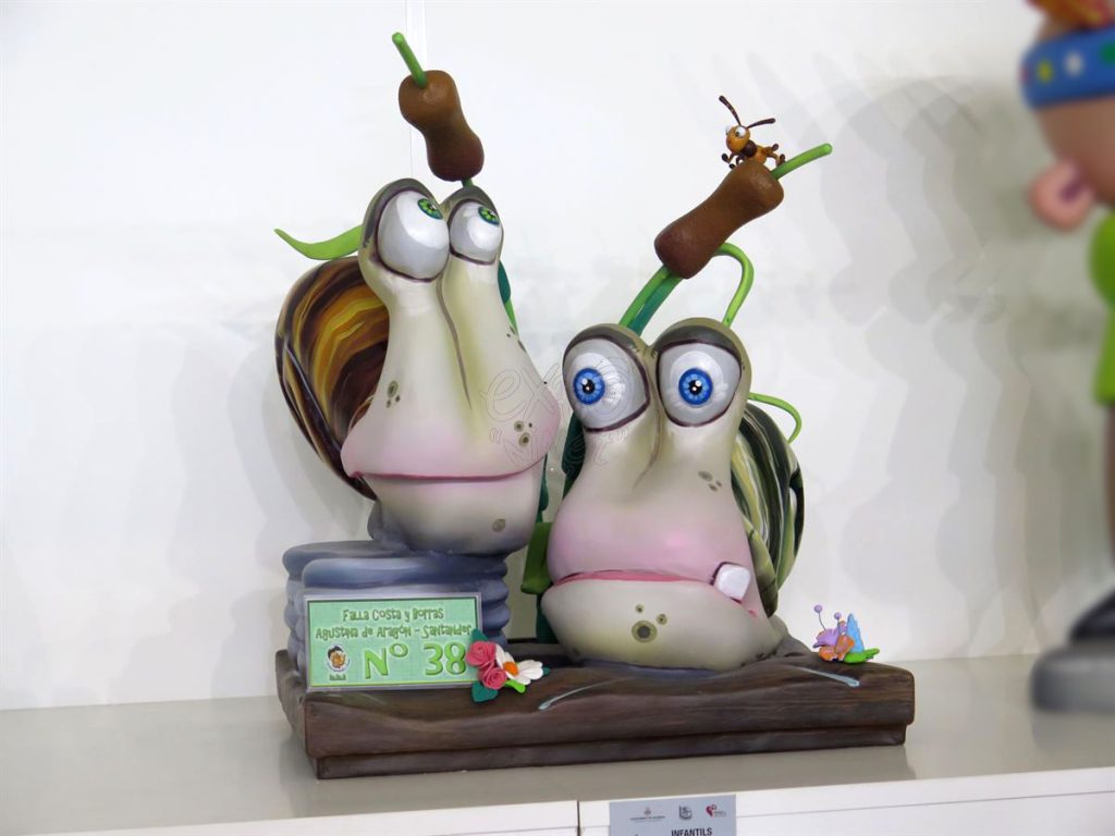 Año 2016, falla Costa y Borrás, Agustina de Aragón, sección undécima Infantil, Artista: Jorge Ramírez Navarro.