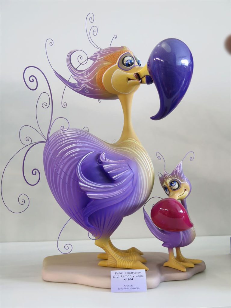Año 2016, falla Espartero, Gran Vía Ramón y Cajal, sección primera Infantil, Artista: Julio Monterrubio Fernández.