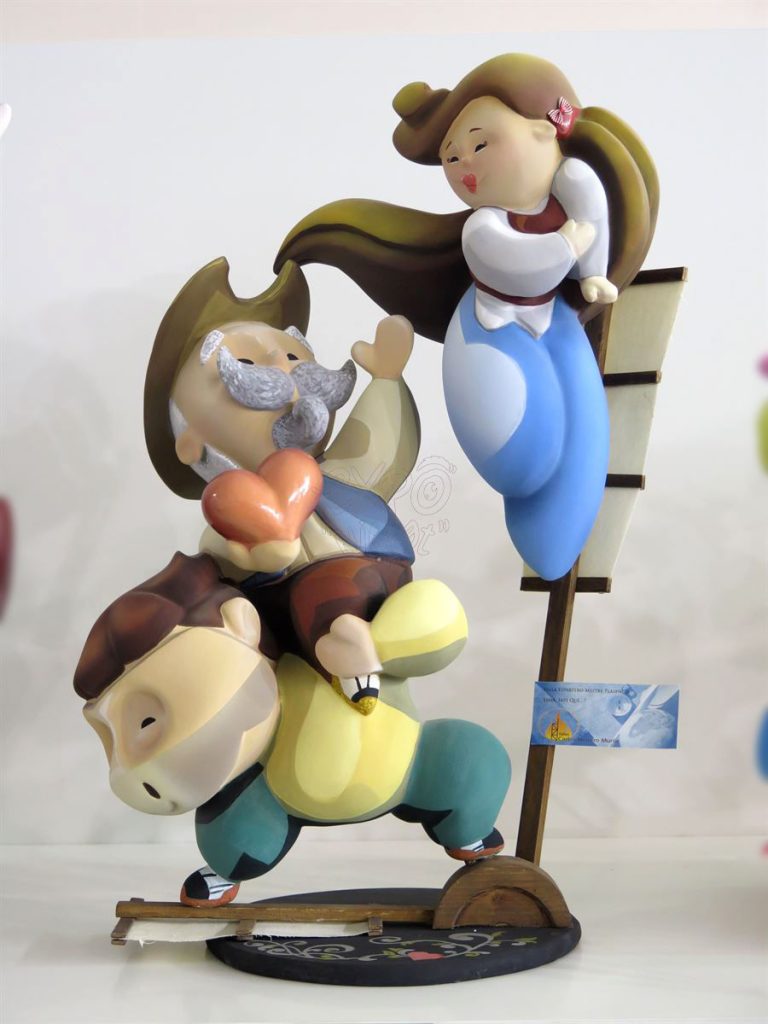 Año 2016, falla Espartero, Maestro Plasencia, sección sexta Infantil, Artista: Carlos Herrero Muria.