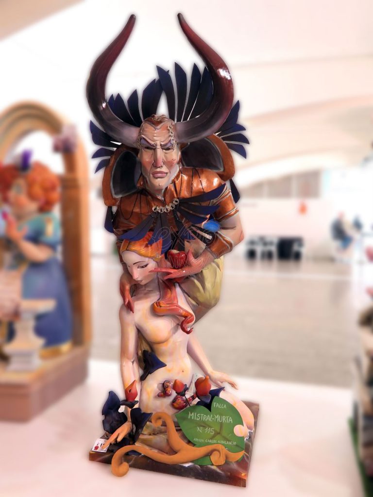 Año 2016, falla Federico Mistral, Murta, Artista: Carlos Albaladejo Rodríguez.