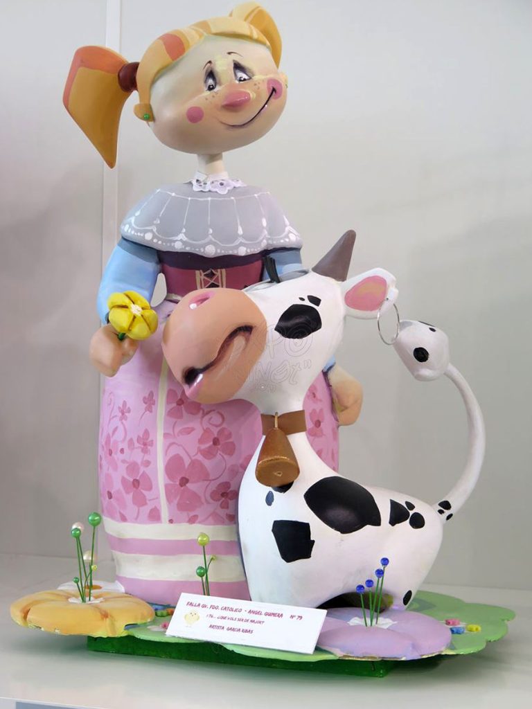 Año 2016, falla Fernando el Católico, Ángel Guimerá, sección cuarta Infantil, Artista: Fernando García Ribas.