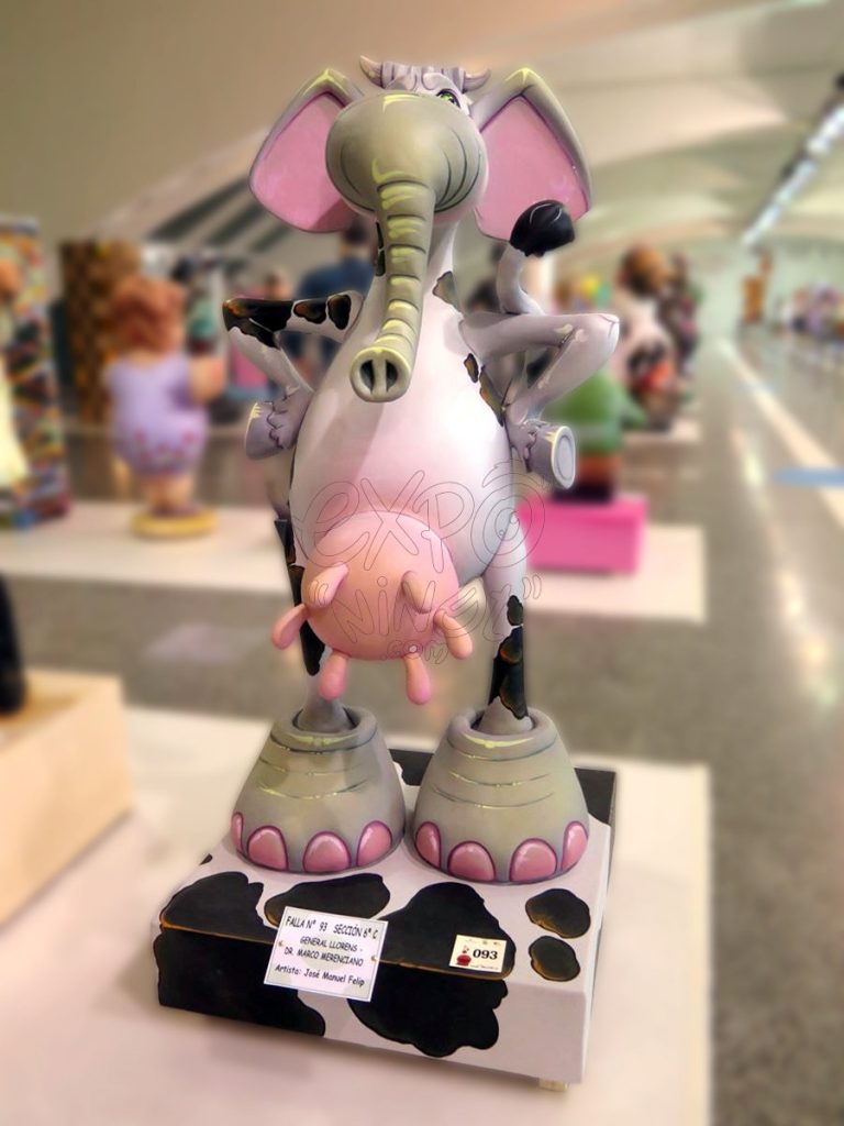 Año 2016, falla General Llorens, Doctor Marco Merenciano, Artista: José Manuel Felip Gómez.