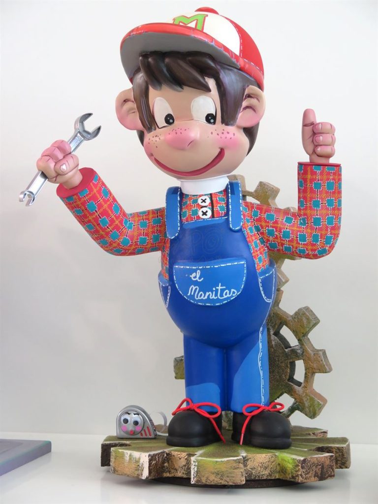 Año 2016, falla Gran Vía Fernando el Católico, Erudito Orellana, sección decimoquinta Infantil, Artista: ArtdeFoc.