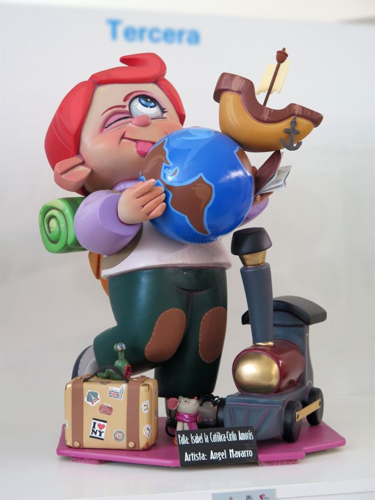 Año 2016, falla Isabel la Católica, Cirilo Amorós, sección tercera Infantil, Artista: Ángel Navarro Requena.