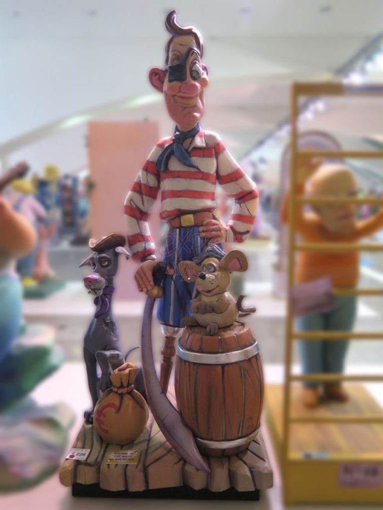 Año 2016, falla Juan José Domine, Port, Artista: Vicente Albert García.