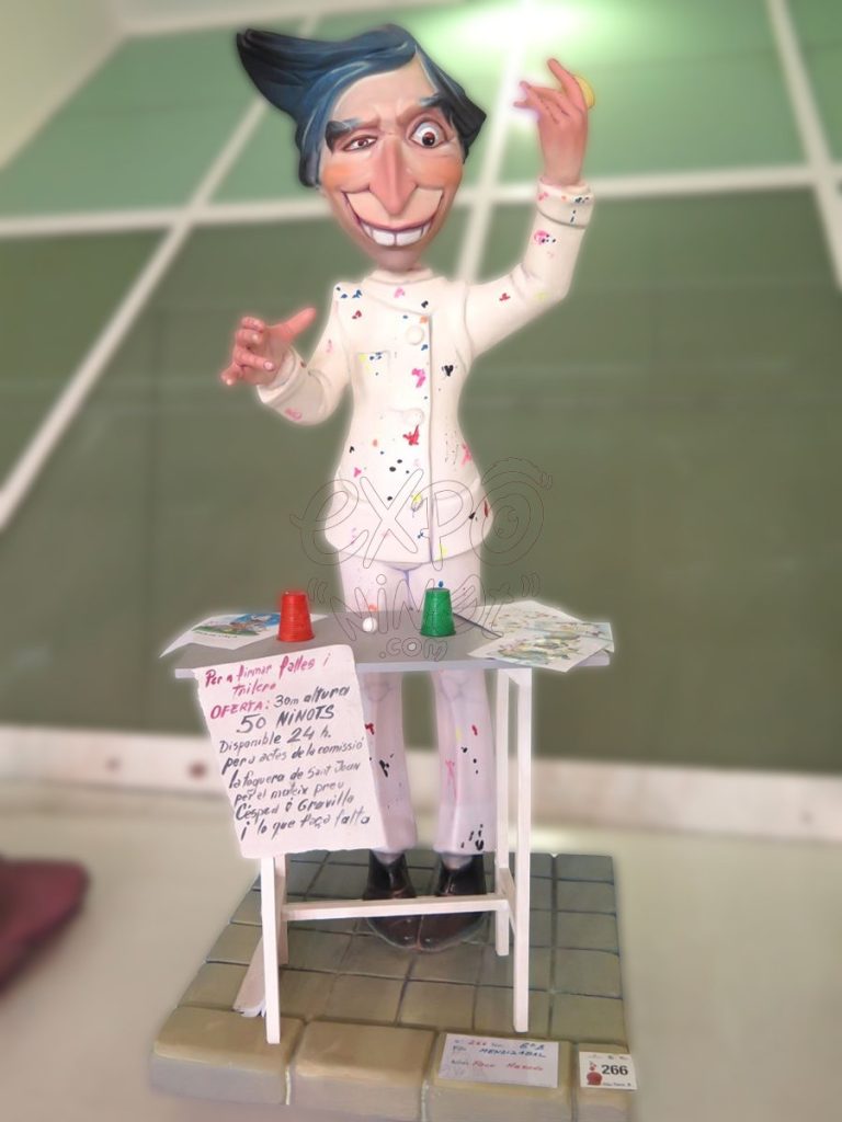 Año 2016, falla Mendizábal, Artista: Francisco Mesado Poveda.