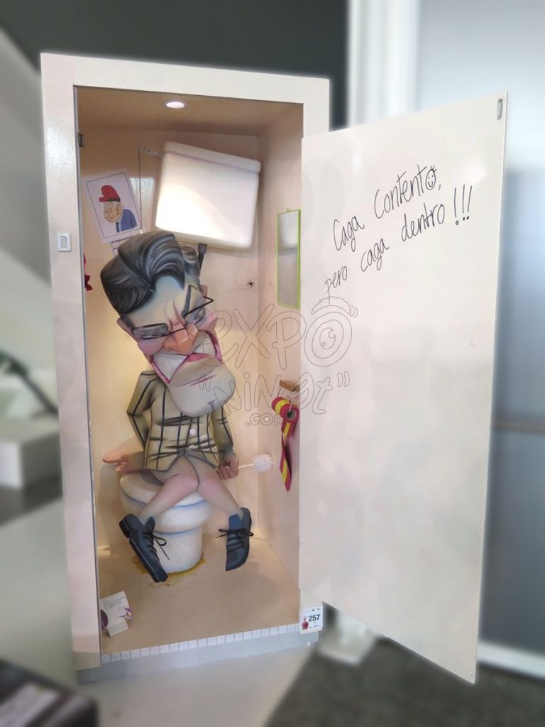 Año 2016, falla Músico Espí, Grabador Fabregat, Artista: Manuel Martínez Reig.