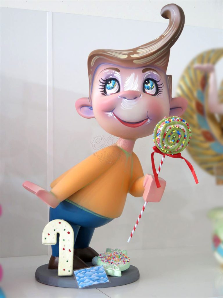 Año 2016, falla Nador, Milagrosa, sección octava Infantil, Artista: Ximo Martí Fernández.