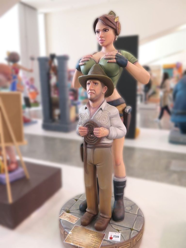 Año 2016, falla Oltá, Juan Ramón Jiménez, Artista: José Luis Pérez Ballester, Rodrigo Núñez.