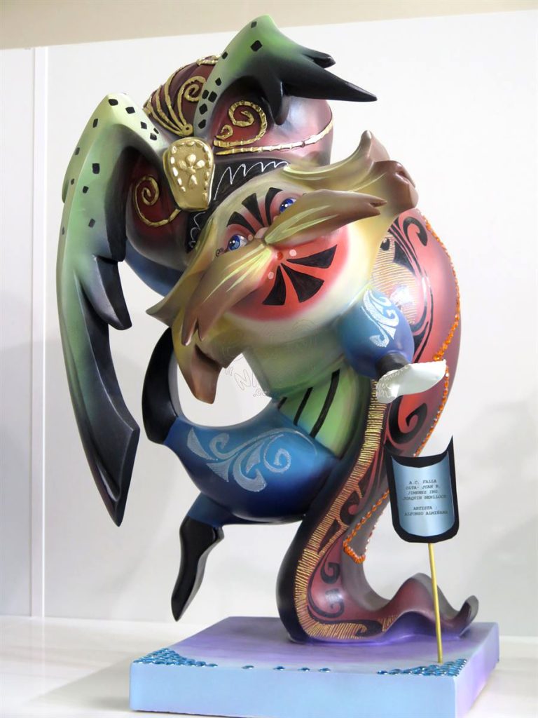 Año 2016, falla Oltá, Juan Ramón Jiménez, sección décima Infantil, Artista: Alfonso Almiñana Benavent.
