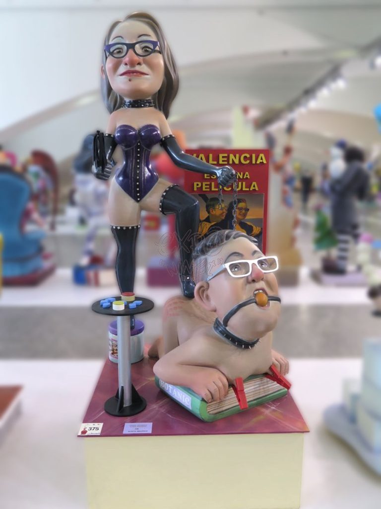 Año 2016, falla Paseo Alameda, Avenida Francia, Artista: Rafael Ibáñez Sánchez.