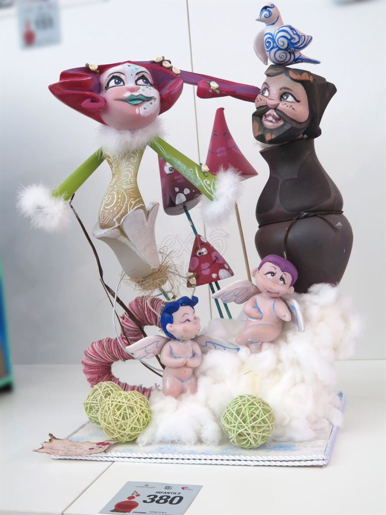 Año 2016, falla Pintor Maella, Avenida Francia, sección tercera Infantil, Artista: Rafael Lidón Santacreu.