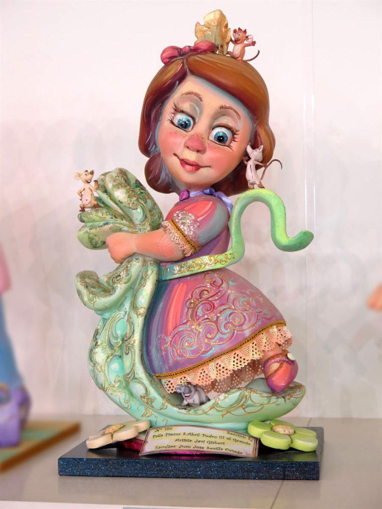 Año 2016, falla Pintor Salvador Abril, Pedro tercero el Grande, sección séptima Infantil, Artista: Javier Gisbert Rodríguez.