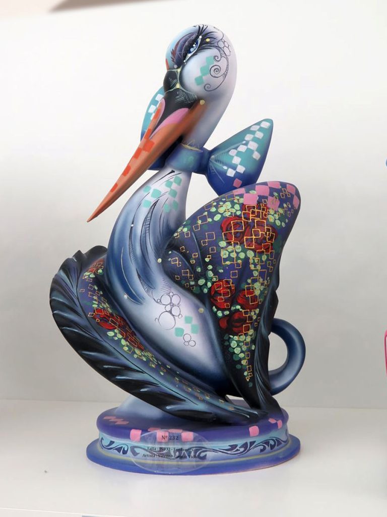 Año 2016, falla Pio once, Fontanares, sección tercera Infantil, Artista: Vicente Gomar Vidal.