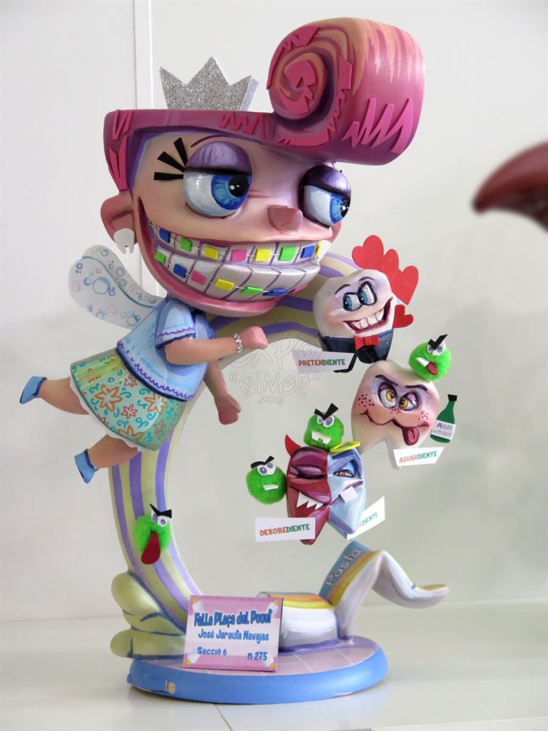 Año 2016, falla Plaza del Pouet, sección sexta Infantil, Artista: José Jarauta Navajas “Pepo”.