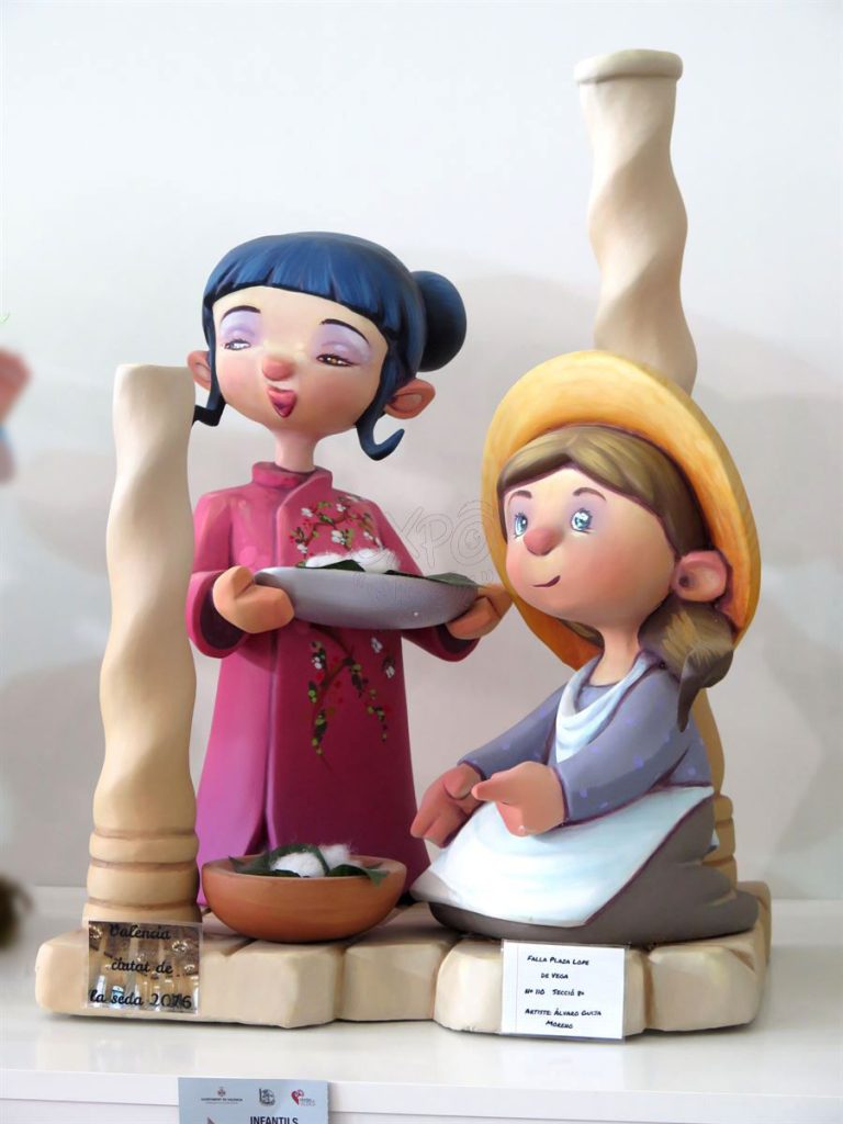 Año 2016, falla Plaza Lope de Vega, sección octava Infantil, Artista: Álvaro Guija Moreno.
