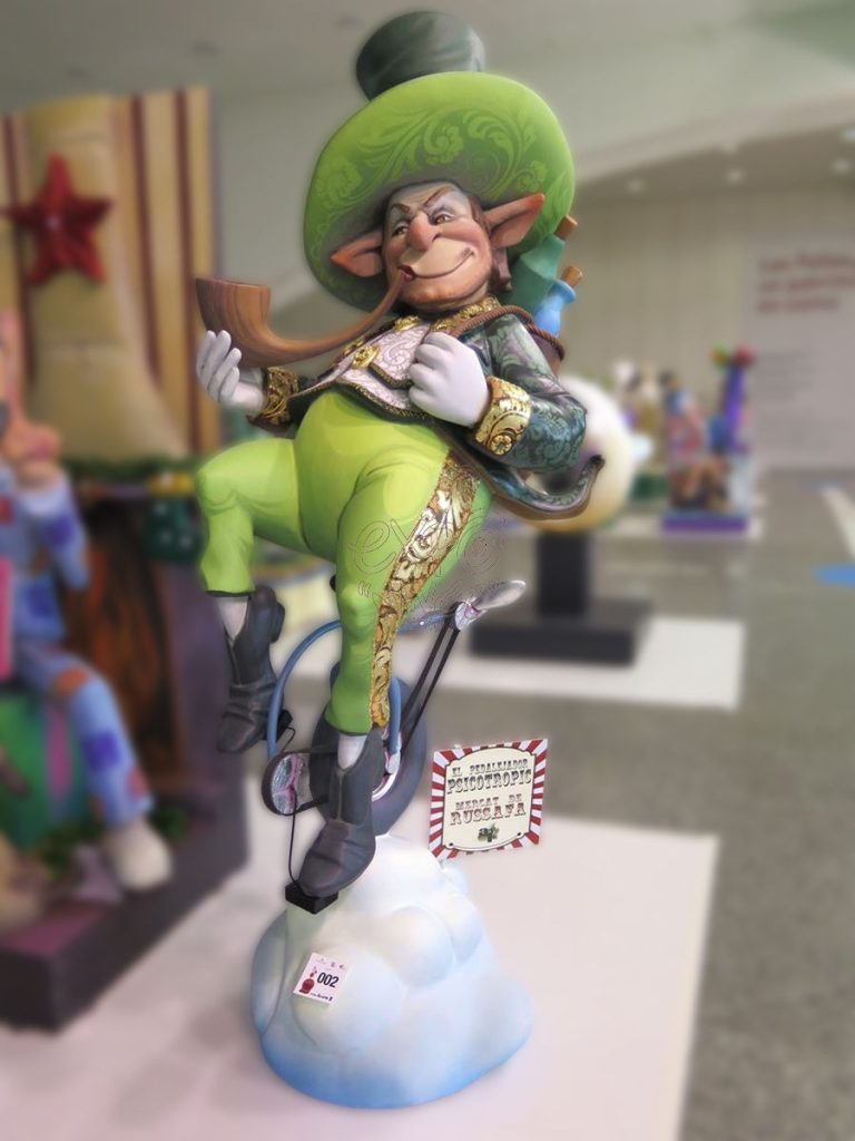 Año 2016, falla Plaza Mercado de Ruzafa, Artista: Art en Foc.