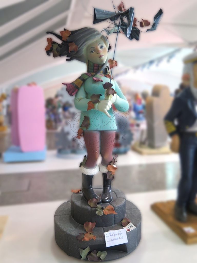 Año 2016, falla Poeta Asins, Alegret, Puzol «Els Jovenils», Artista: José Vicente Zurita.