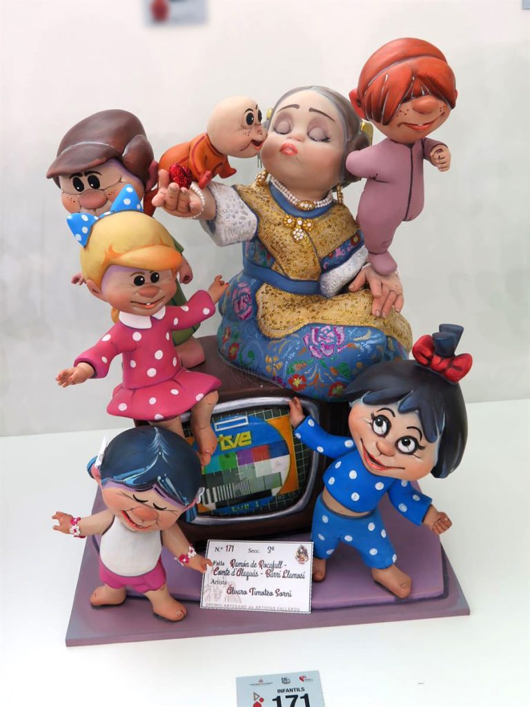 Año 2016, falla Ramón de Rocafull, Conde Alacuás, sección tercera Infantil, Artista: Álvaro Timoteo Sorní.