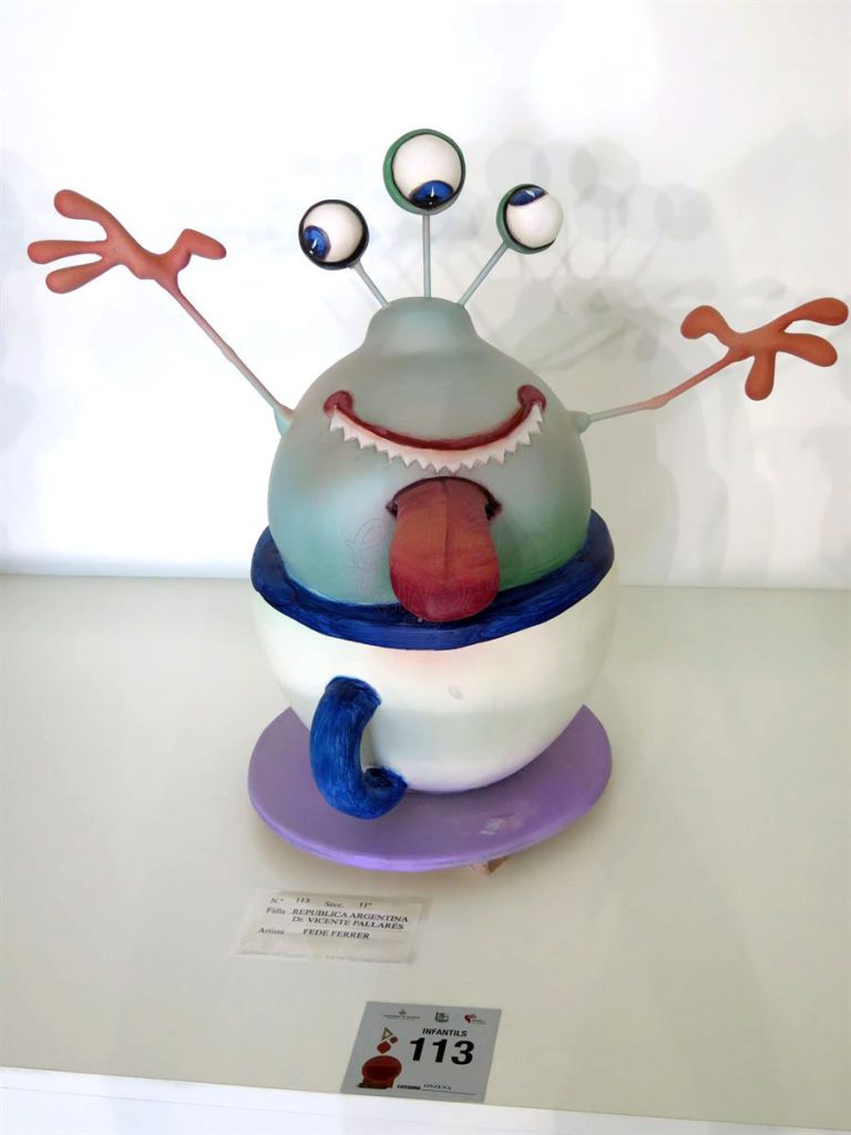 Año 2016, falla República Argentina, Doctor Pallares Iranzo, sección undécima Infantil, Artista: Fede Ferrer García.