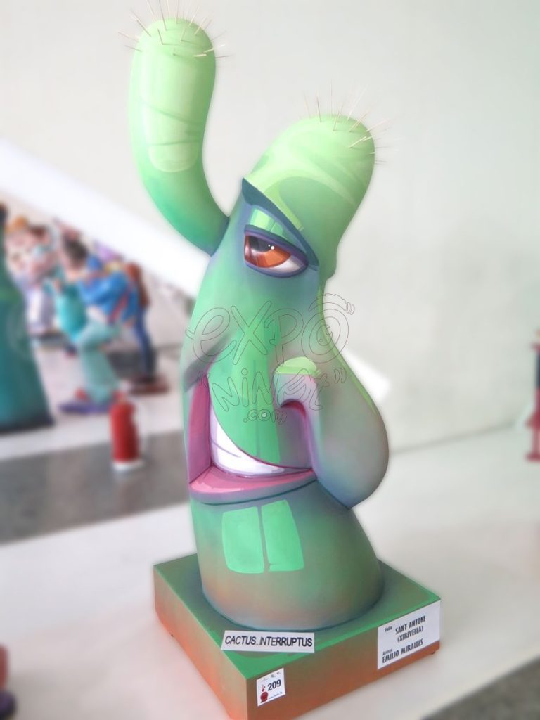 Año 2016, falla San Antonio, Artista: Emilio Miralles Ferrero.