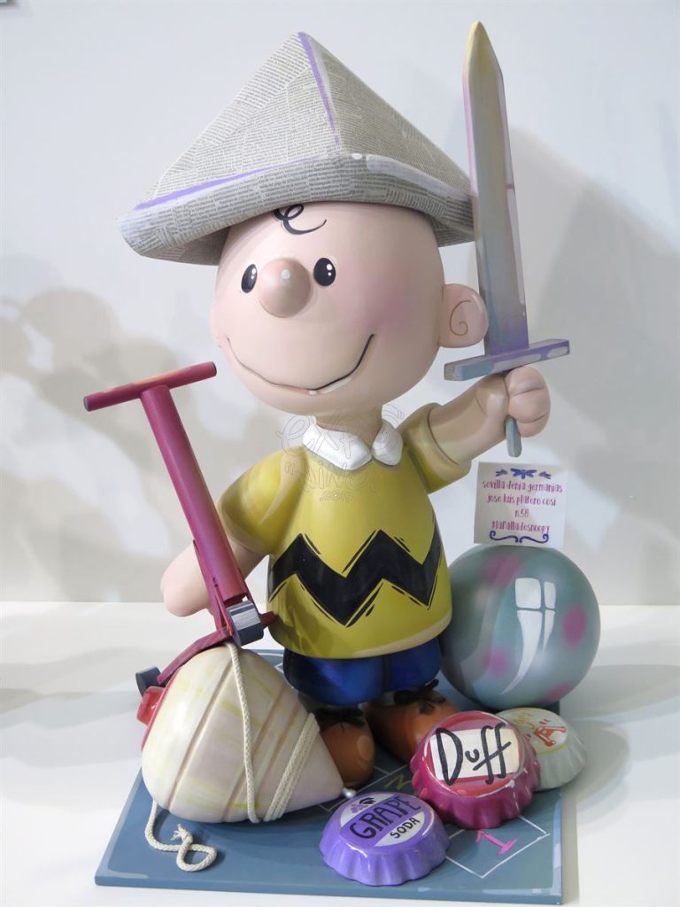 Año 2016, falla Sevilla, Denia, sección decimotercera Infantil, Artista: José Luis Platero Cosí.