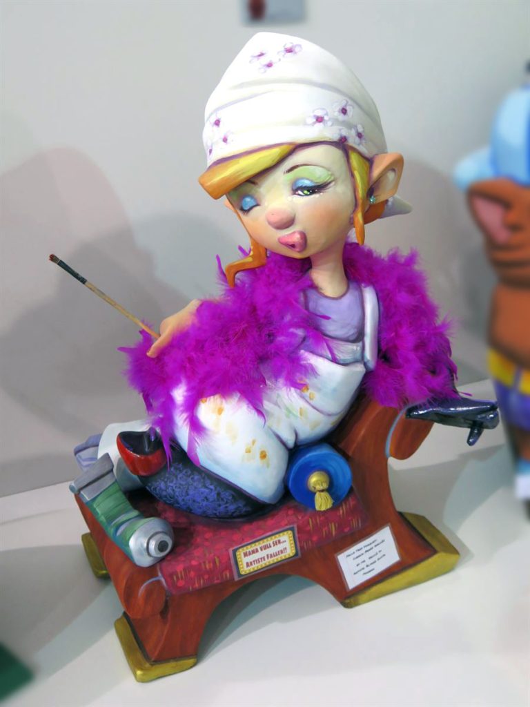 Año 2016, falla Tres Forques, Cuenca, sección novena Infantil, Artista: Álvaro Guija Moreno.