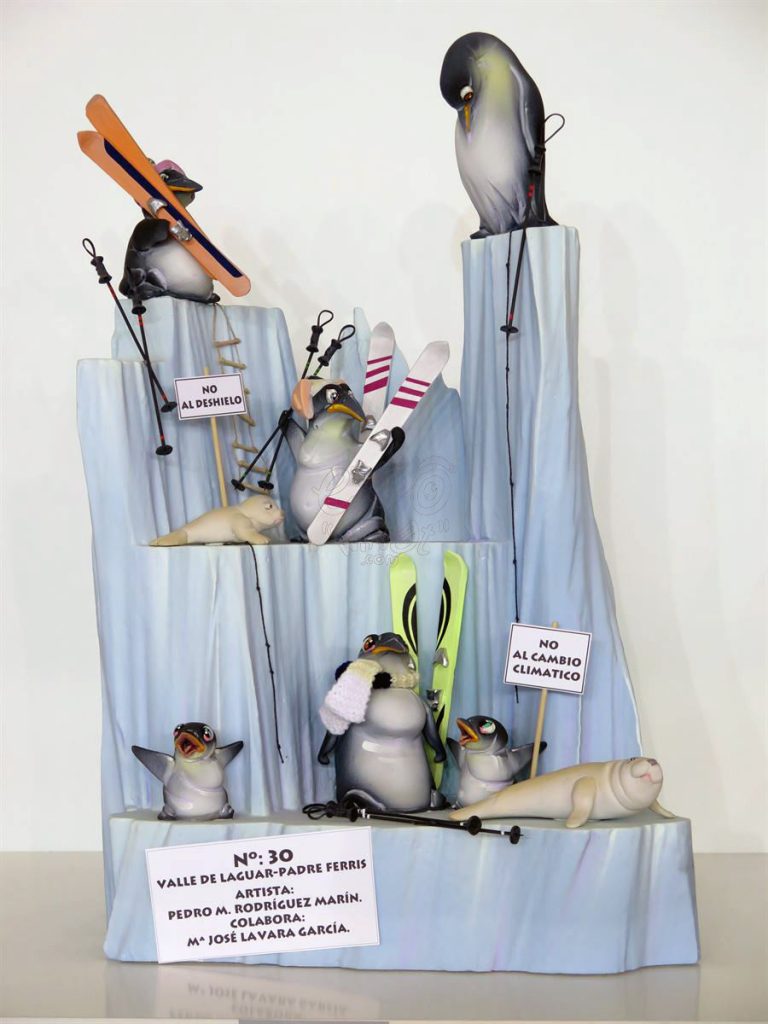 Año 2016, falla Valle de Laguar, Padre Ferris, sección undécima Infantil, Artista: Pedro Rodríguez Marín.