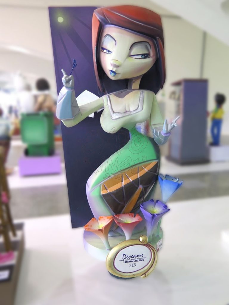 Año 2016, falla Vivons, Romeu de Corbera, Artista: Luis Manuel Lozano Aracil.