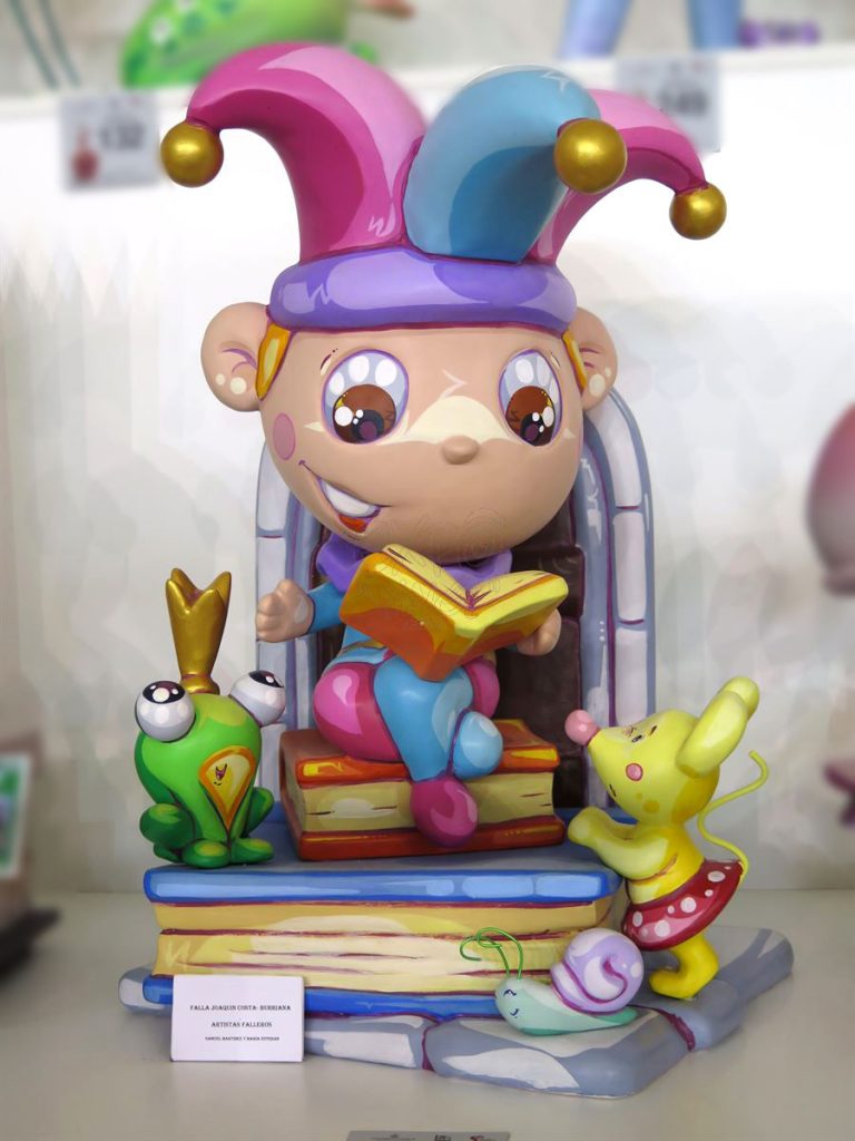 Año 2016, Joaquín Costa, Burriana, sección séptima Infantil, Artistas: Samuel Martínez y María Esteban.